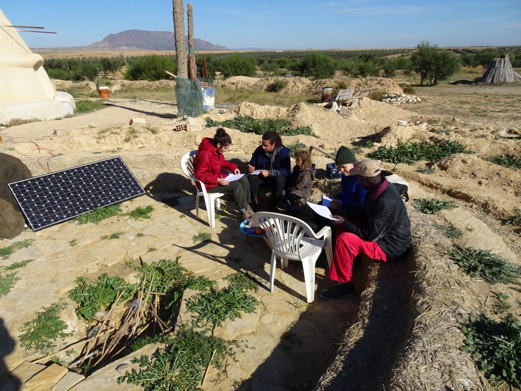 formation permaculture à L'ombre du palmier