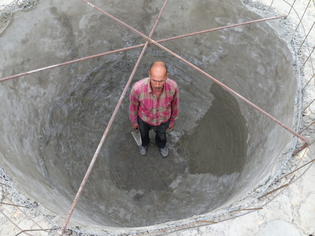 Citerne eau de pluie enterrée