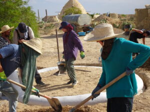 Formation superadobe ecodome