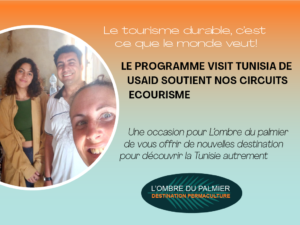 Tourisme durable avec USAID Visit Tunisia