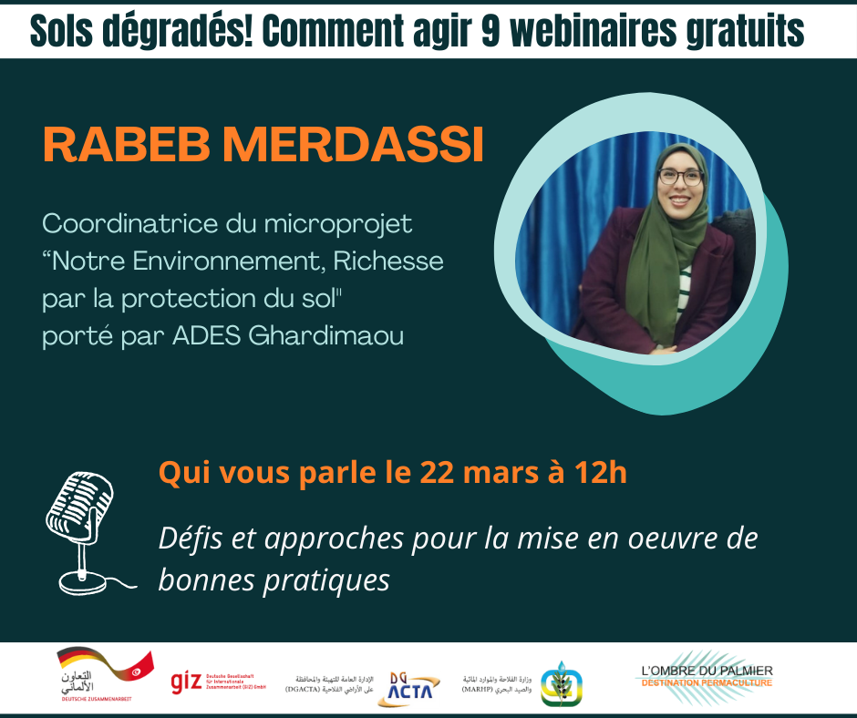 Rabeb Merdassi, Coordinatrice du projet de ADES, PROSOL