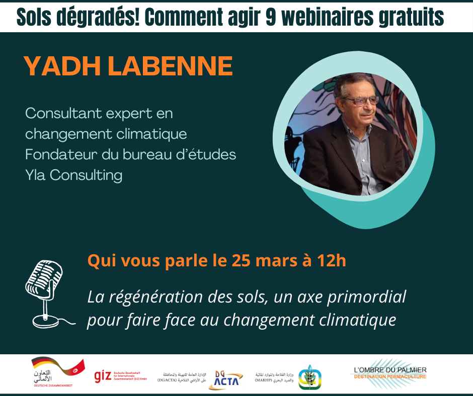 Yadh Labbene Consultant et expert en changement climatique Fondateur du bureau d'études YLA consulting