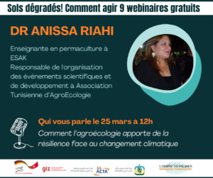 Anissa Riahi Enseignante chercheur à l'ESAK, responsable de l'organisation des événements de l'ATAE