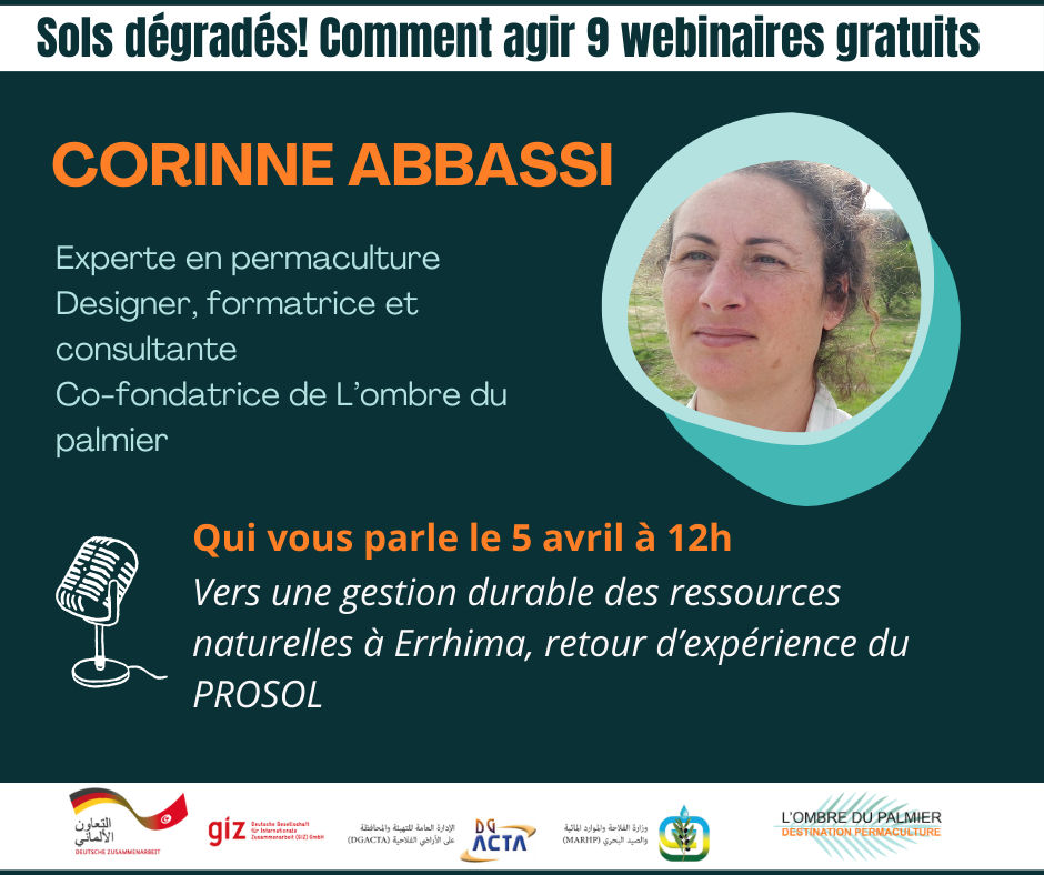 Corinne Abbassi experte en permaculture, Tunisie gestion holistique