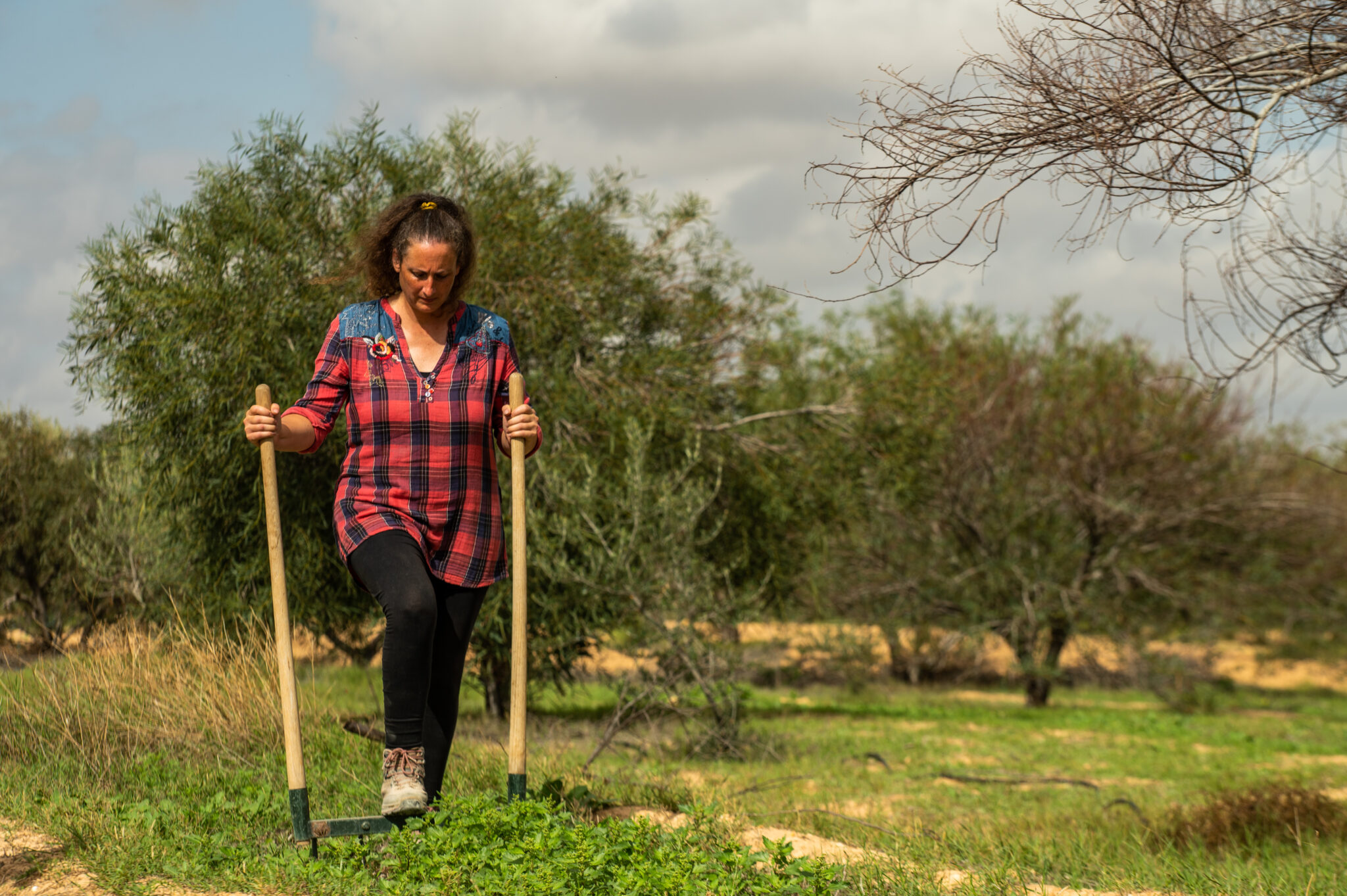 Grelinette sur le terrain
